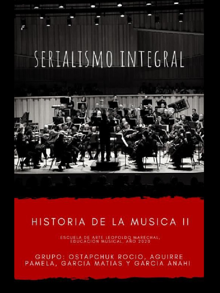 Serialismo Integral en la Música Moderna | PDF | Música clásica | Las ...