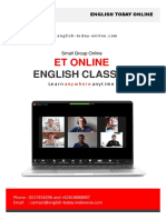ET Online English Classes Small Group Lessons