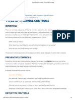 Types of Internal Controls - Finance & Accounting