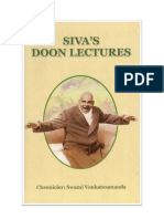 Sivas Doon Lectures