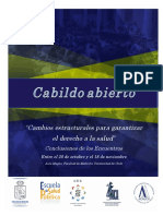 Cabildo - Derecho A La Salud - Primavera - 2019 - FMUChile