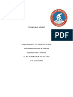 Principio de La Felicidad Desarrollo Humano y Profesional