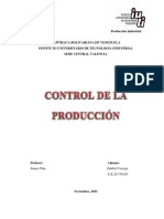 Producción industrial: evaluación de inventarios y plan de producción