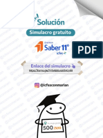 Solucion Simulacro Gratuito @icfesconmarian PDF