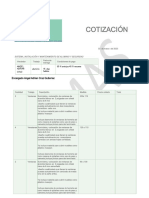 Cotización Ventanas