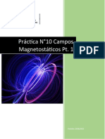 Práctica N°10 Campos Magnetostaticos Pt. 1