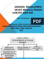 Pengembangan Pasar Rakyat-Bimtek Maret2021