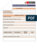 Formato 4 - Informe Reunión Docente