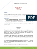 Análisis de Caso Evaluación 2 Semana 3: Materia: Bases Jurídicas y Mercantiles