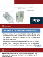 Liquidos para Dialisis Peritoneal y Cuidados de Enfermeria