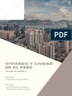 Ensayo de Vivienda y Ciudad en El Perú PDF