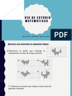 Guía de Estudio Matematicas 5to 2do Trimestre