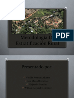 Metodología de Estratificación Rural 2