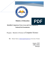 National Exit Exam Framework for Computer Science