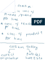 Rate of Reaction Notes PDF