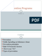 Prevention Programs