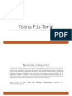 Teoria Pós-Tonal: Conjuntos e Dodecafonismo