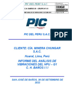 Informe de Análisis de Vibraciones - 27 - 09 - 2022 - CH - BAÑOS III - G1 - HPU