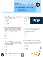 Problemas de Proporcionalidad