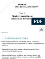 Strategic Recruitment, Selection and Retention