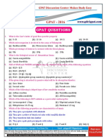 GPAT PY - PAPER - 2016 - Unlocked PDF