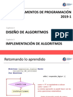 2019-1 Semana 11 - Diseño e Implementacion de Algoritmos