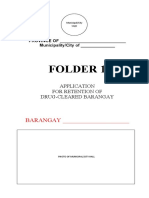 Format Folder On Application For Validation