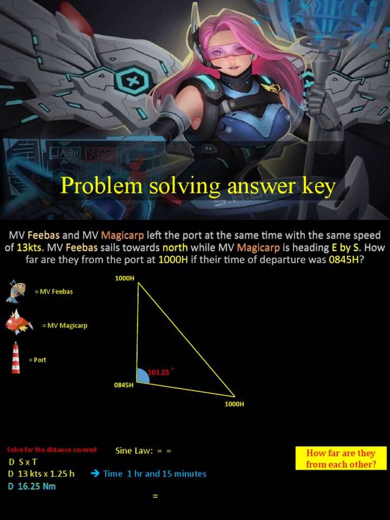 Problem Solving Answer Key | PDF