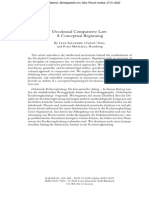 Decolonial Comparative Law A Conceptual Beginning Complete PDF