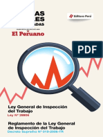 Ley General de Inspección Del Trabajo Reglamento de La Ley General de Inspección Del Trabajo PDF