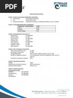 ESM-SSC Material Safety Data Sheet