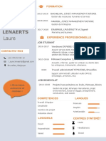 CV Étudiant PDF