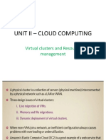 Unit Ii - Cloud Computing - Virtual Clusters and Resource Management