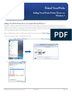 Adding a VersaWorks Printer Driver on Windows 7