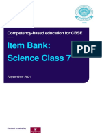 Item Bank - Science Class 7 PDF