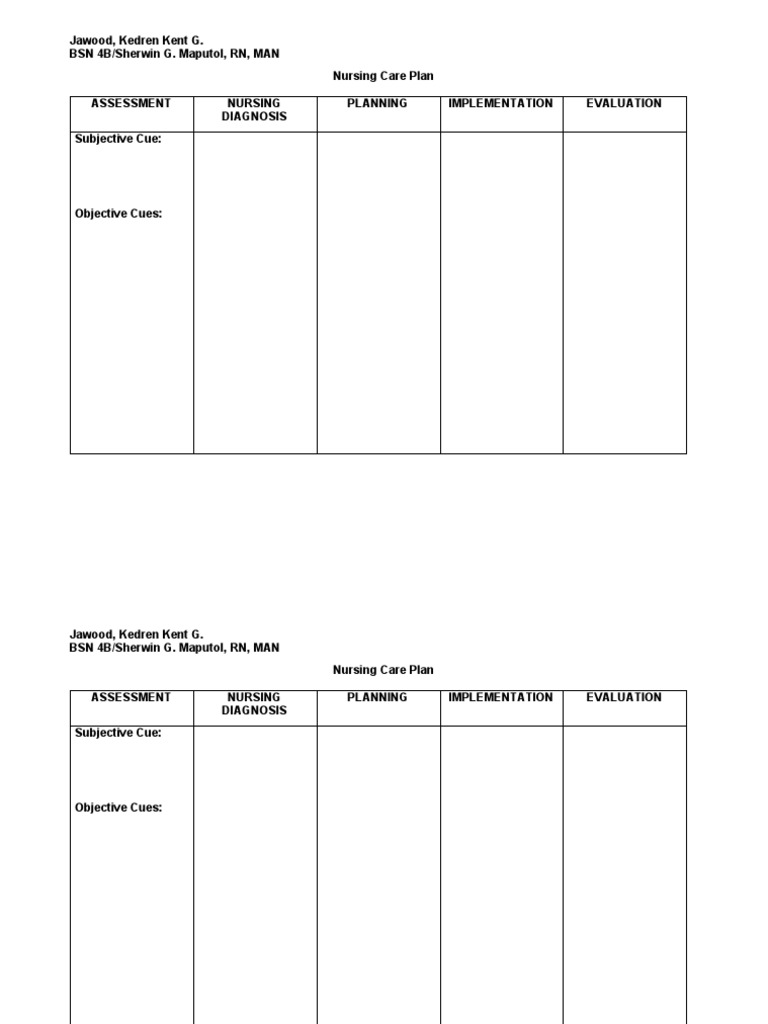 Nursing Care Plan | Download Free PDF | Nursing | Pharmacology