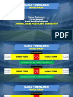 Jadwal Sepak Bola Kreasi Sendiri