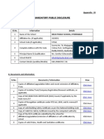 CBSE Mandatory Disclosure PDF