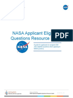 Nasa Applicant Eligibility Questions Resource Guide 07212021