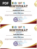 Sertifikat Peserta Futsal PDF