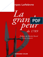 La Grande Peur de 1789 - Les Foules Révolutionnaires (Georges Lefèbvre) PDF