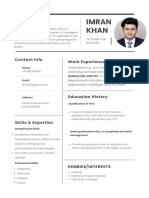 Black & White Minimalist Modern CV Resume PDF