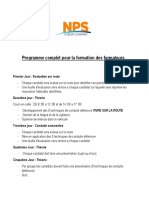 27.1Programme complet pour la formation Defensive Driving