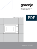 Instruction Manual Microwave Oven: BM251S7XG - AU - XY925Z