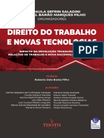 Direito Do Trabalho e Novas Tecnologias