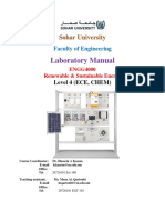 Sohar University Lab Manual ENGG4000 Renewable Energy