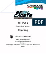 Hippo 1 Reading SF 2021