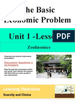 The Basic Economic Problem Unit 1 - Lesson.2