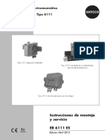 Convertidor Electroneumático Convertidor IP Tipo 6111 PDF