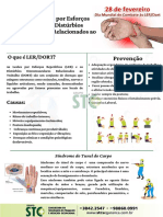 Combate As Lesões Por Esforços Repetitivos (LER) Disturbios Osterormusculates Relacionado Ao Trabalho (DORT)